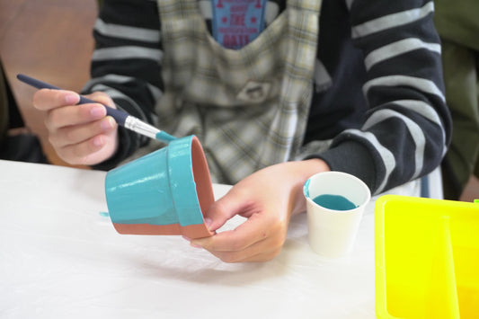 Flower pot art workshop