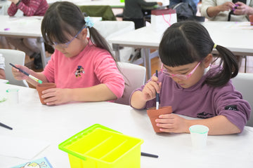 Flower pot art workshop