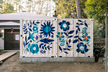 Mural painting and workshop at a kindergarten